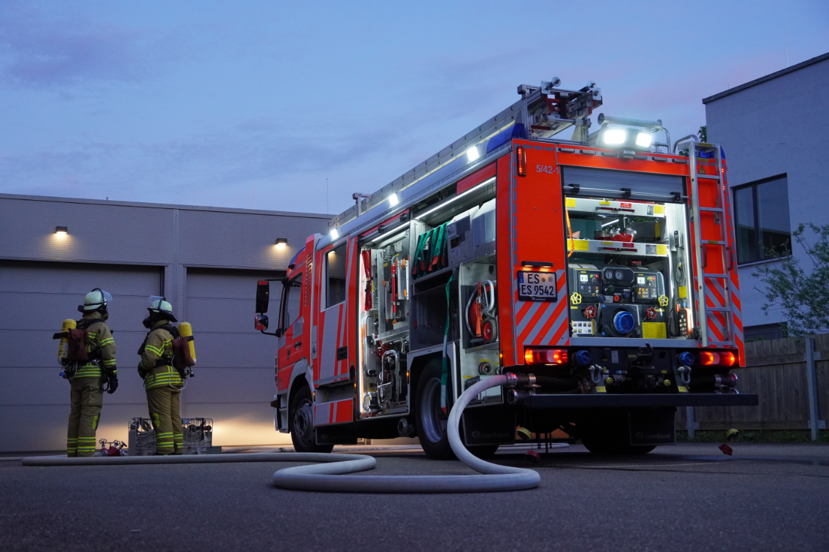 Übung ©Feuerwehr Esslingen a.N. Übungsdienst der Abteilung Sulzgries