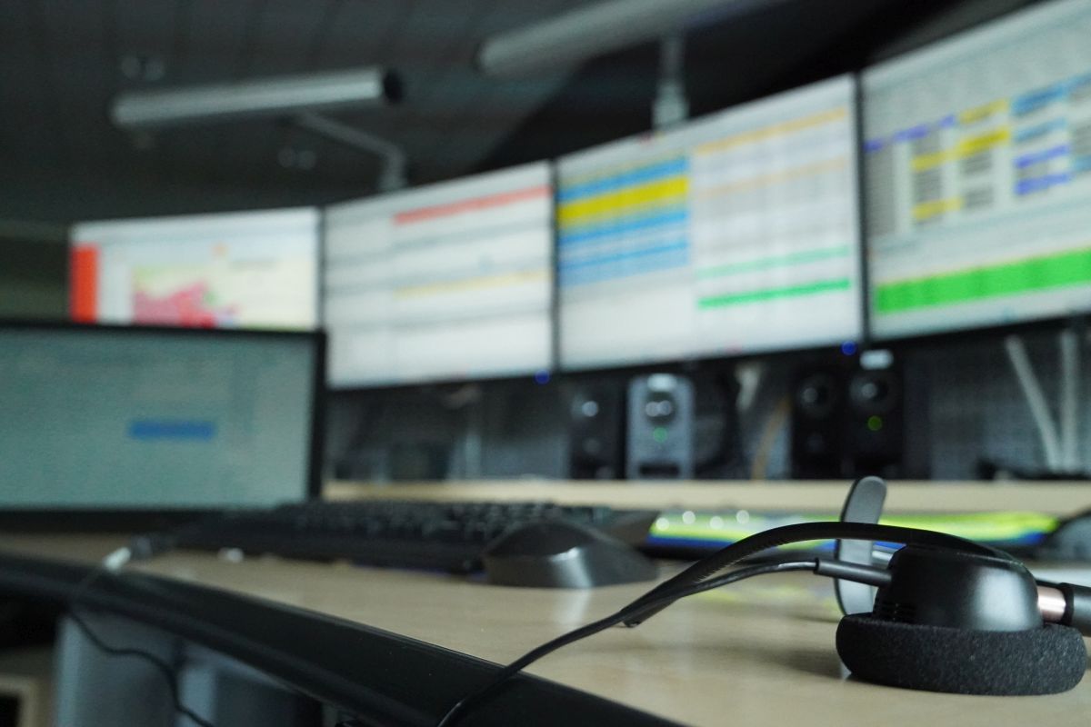 Arbeitsplatz Leitstelle