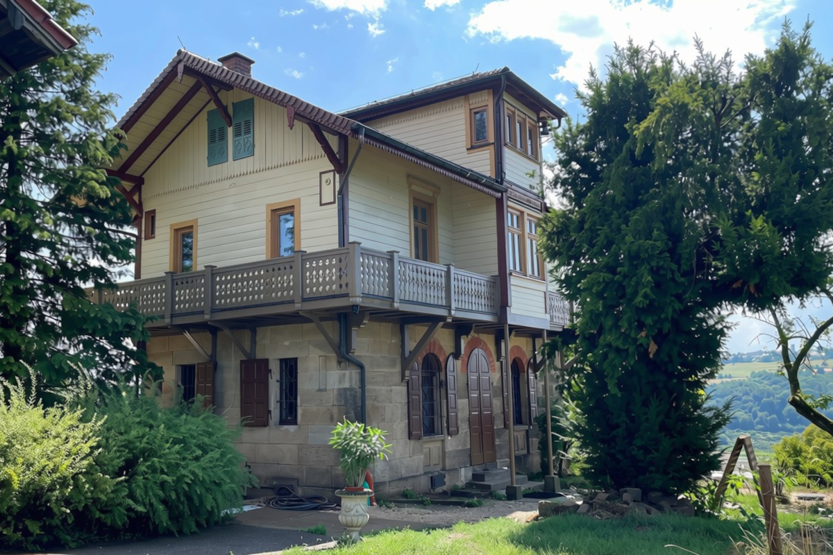 Landhaus Weisseck Blick auf das Landhaus Weisseck