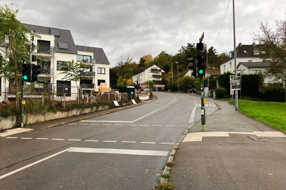 Haltestelle Kennenburg Blick auf die Haltestelle Kennenburg