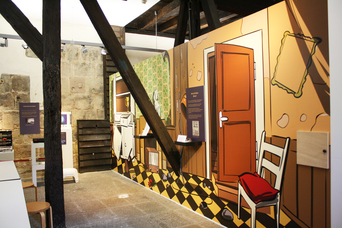 Ausstellungsraum "Streng geheim" Ausstellungsraum "Streng geheim"