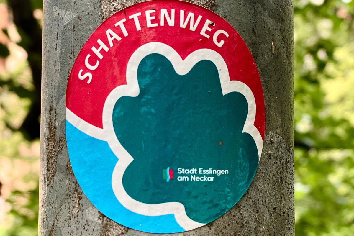 Schattenweg Sticker des Schattenwegs
