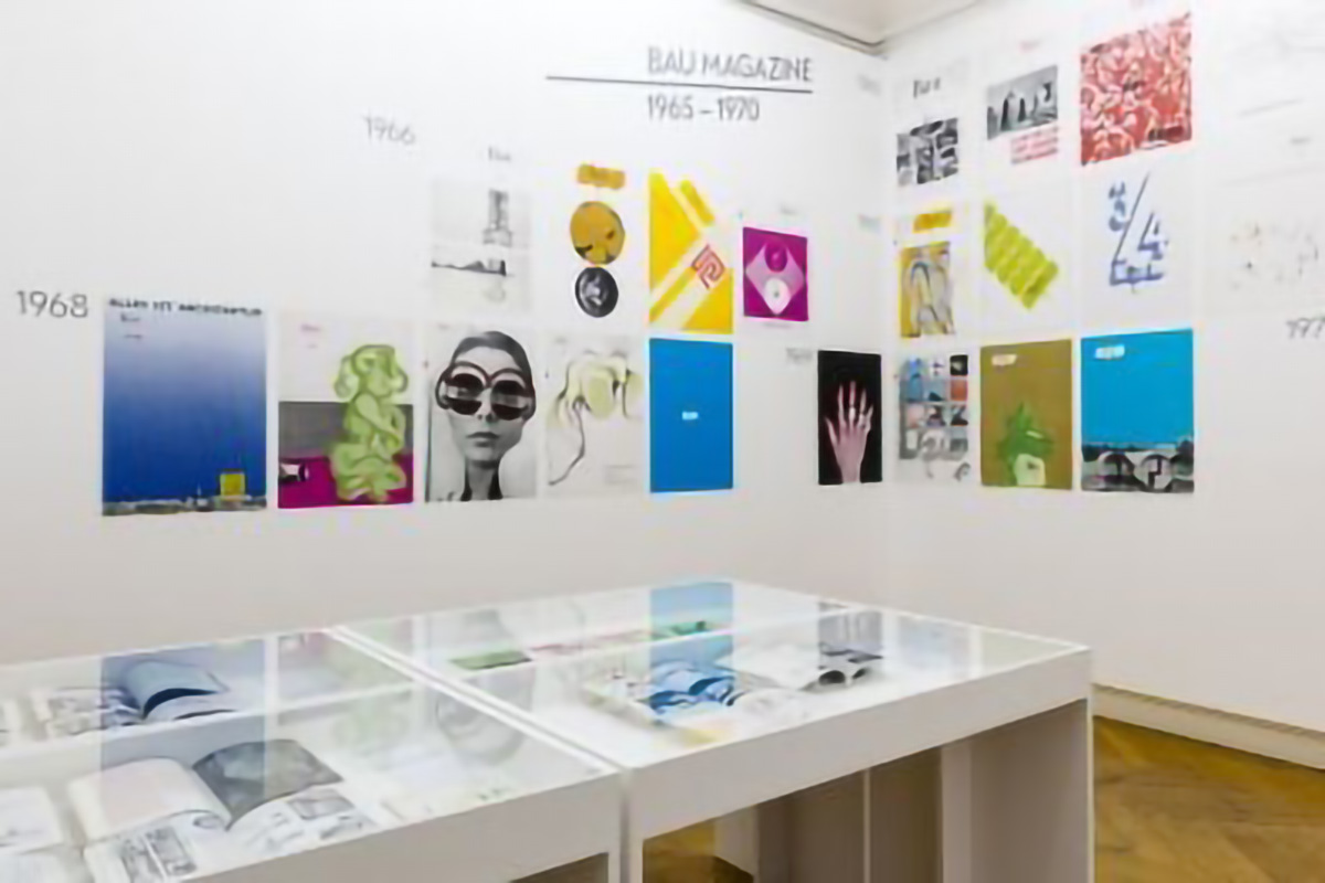 Ausstellungsansicht in einer Galerie 