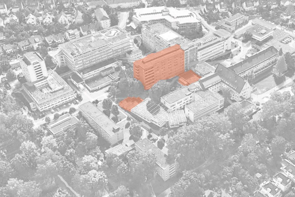 Visualisierung von Haus 2 Klinikum Esslingen