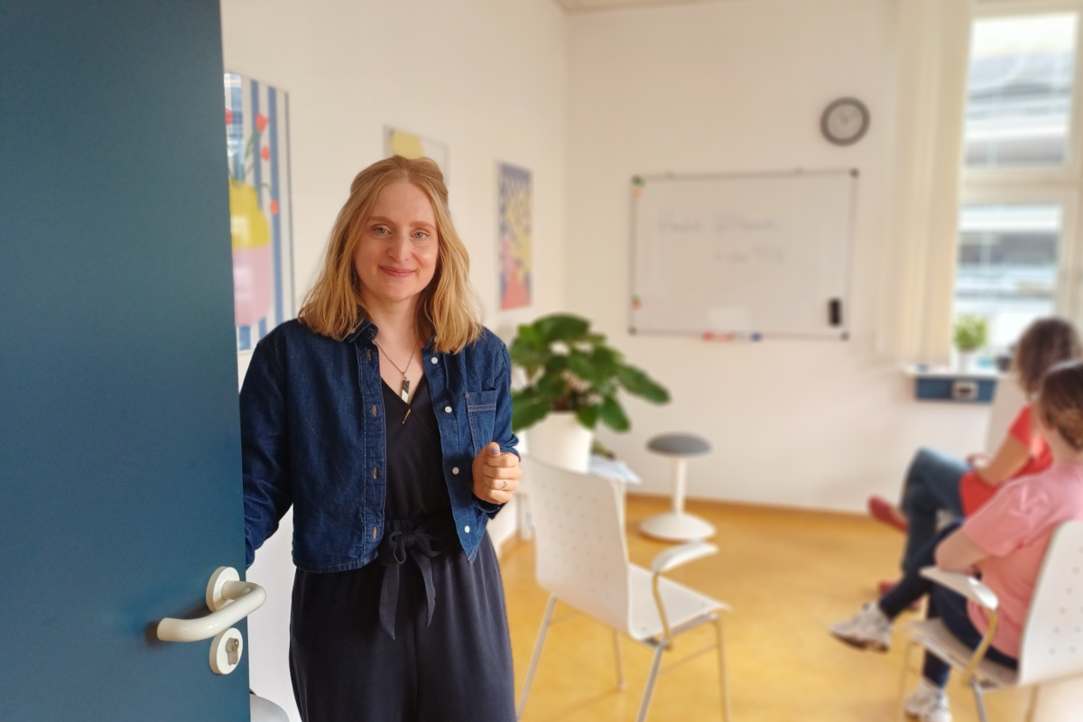 PSB-Gruppenraum Nicole Benz im Gruppenraum der PSB
