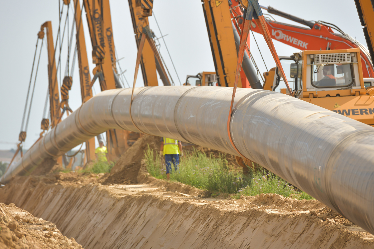 Leitungsbau der Süddeutschen Erdgasleitung Leitungsbau der Süddeutschen Erdgasleitung