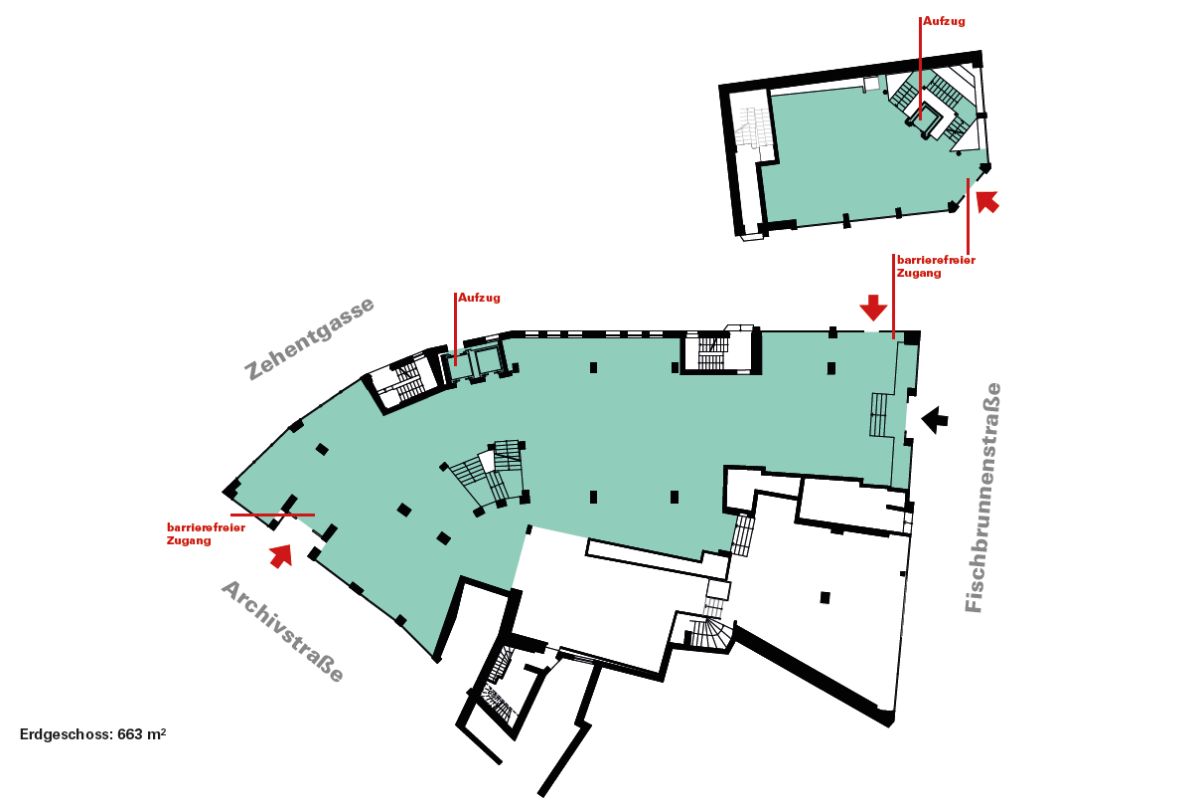 Zeichnung Grundriss 1. Obergeschoss
