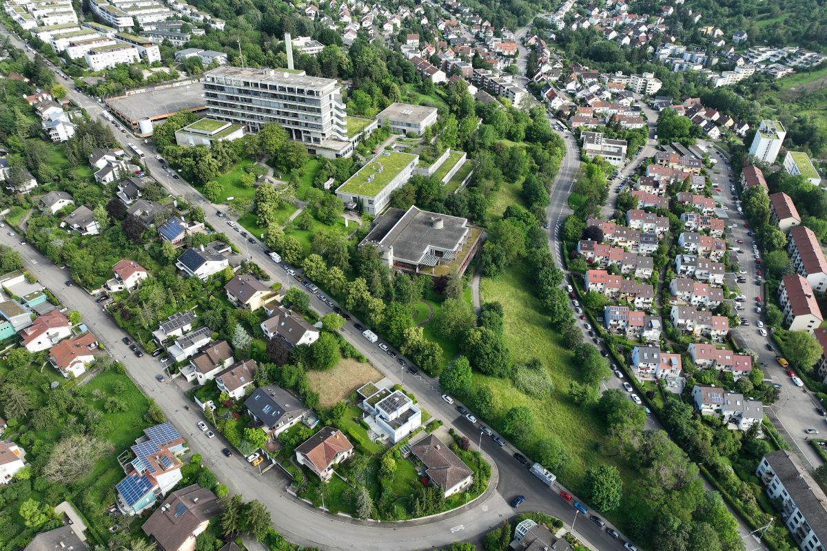 Hochschulstandort Flandernstraße Luftbild des Hochschulstandorts Flandernstraße